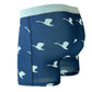 生態熱潮系列：男平腳褲 - 藍底白天鵝 (p18)