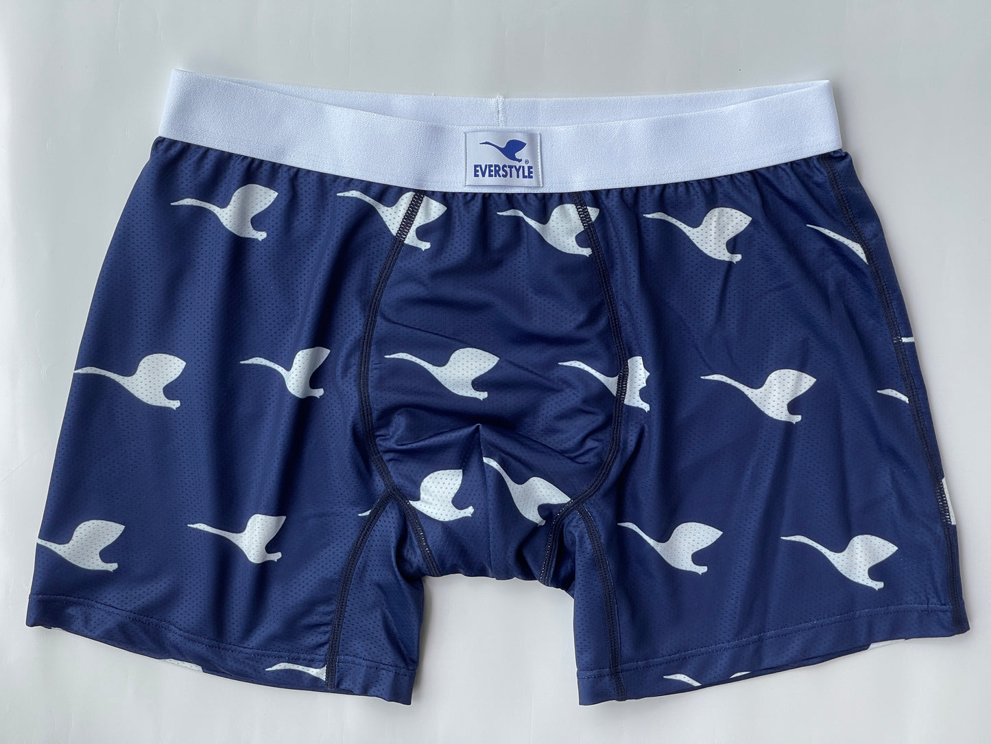 Eco-Rush | Men boxer - Swan/navy (p18a2)